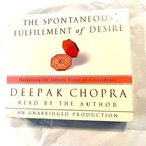 NWT Sealed (5) CD SET Spontaneous Fulfillment of Desire Read by Deepak Chopra